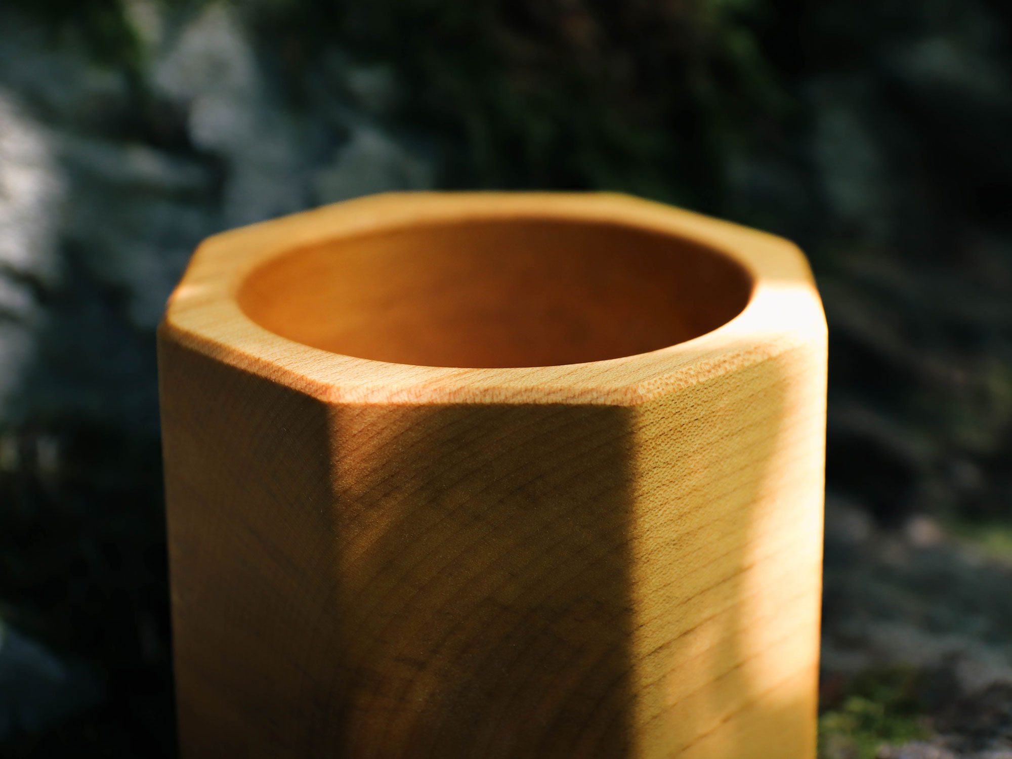 8-eckige Ahornholz-Dose – Bild 5