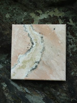 Erdpigmente Malerei auf Leinwand 15x15 Nr.11