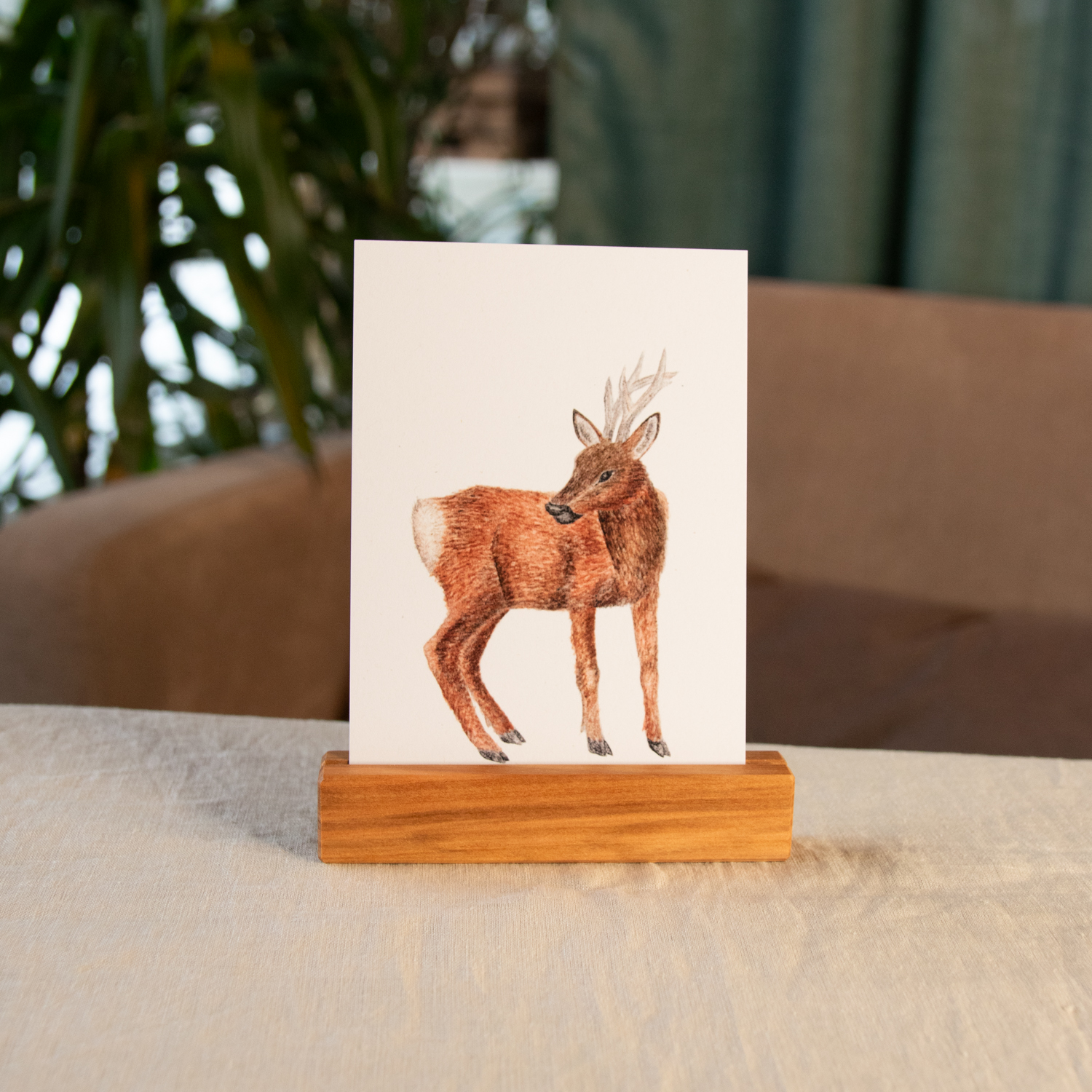 Postkarte Tiere - "Rehbock" – Bild 2