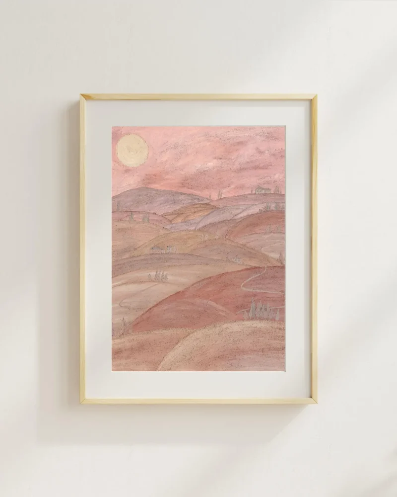 Kunstdruck Erdgemälde „Italien“